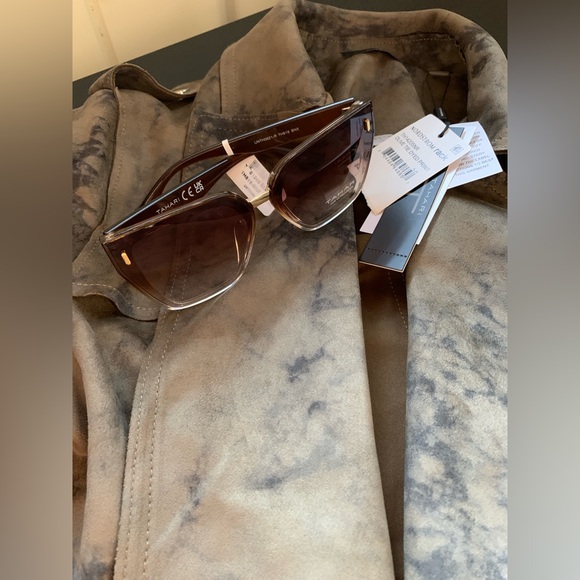 Tahari Brown Gray Jacket - Picture 2 of 6